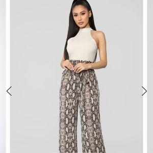 Not No Snake Jumpsuit - XL NWT